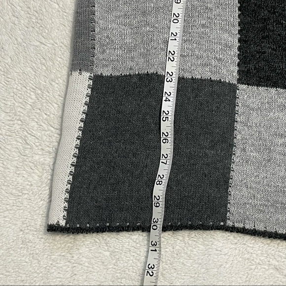 Jessie Vintage Pullover Sweater Women Size L Square Panel Geometric Patchwork - Picture 7 of 8